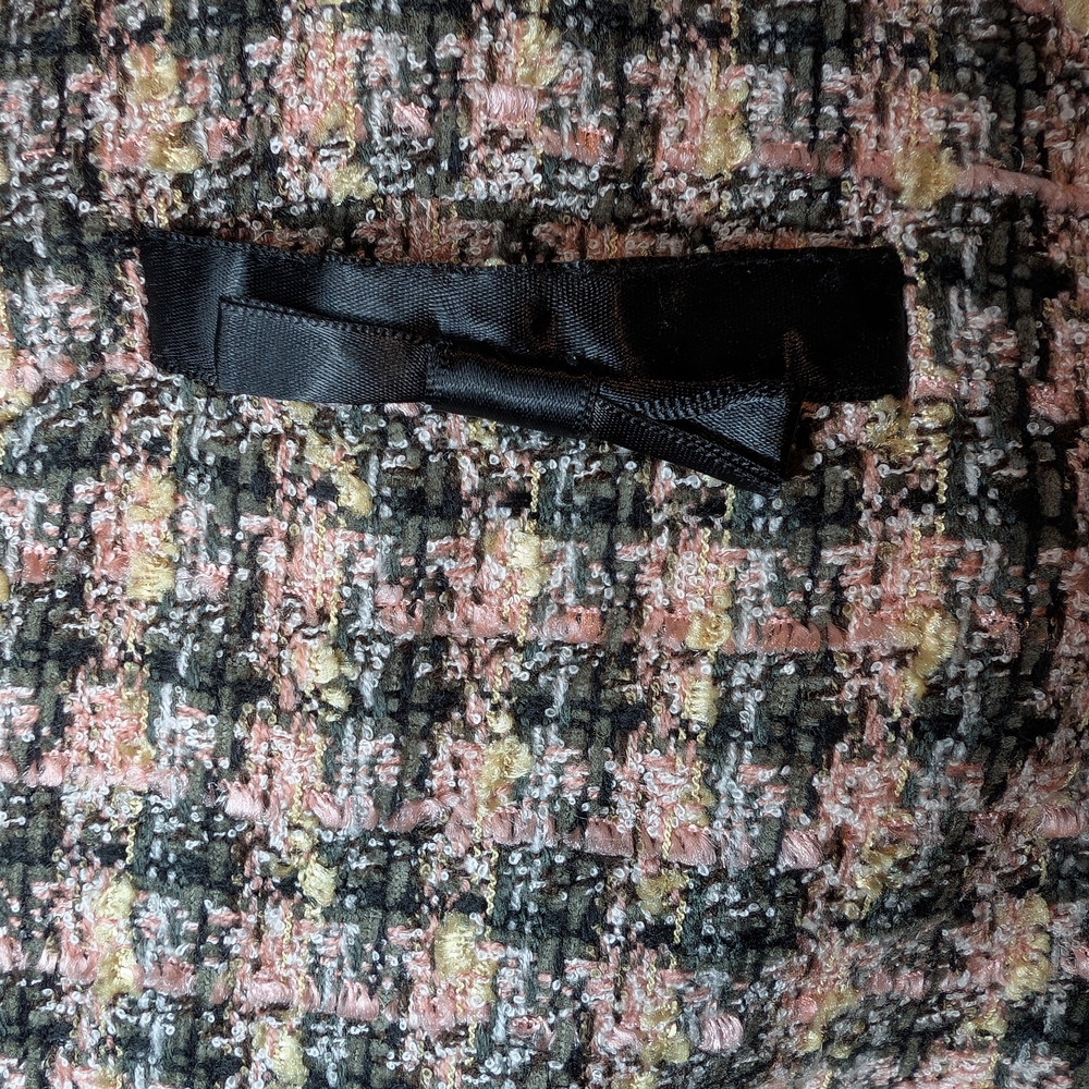 Pre-owned Chic Women's Tweed Jacket - Black and Cream - Picture 5 of 10
